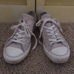 Beige with small gold dots Converse All Star